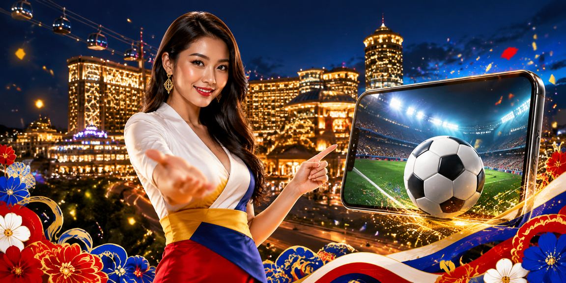 Pertaruhan bola sepak langsung di Genting Highlands bergaya Melayu Malaysia