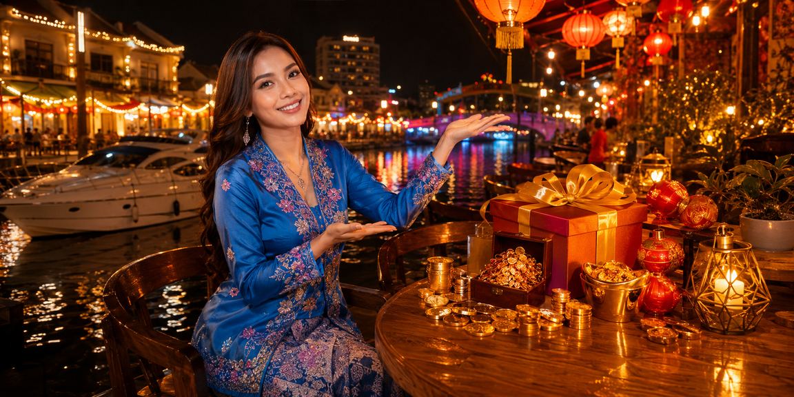 Pengurusan bajet deposit permainan bertanggungjawab bergaya baju kurung Melaka